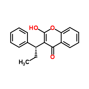 (R)-苯丙香豆素结构式_5999-27-9结构式