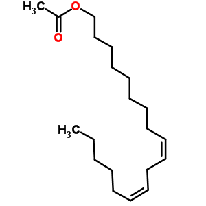 乙酸亚油醇酯结构式_5999-95-1结构式