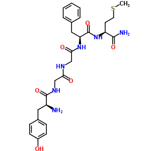 Met-enkephalinamide Structure,60117-17-1Structure
