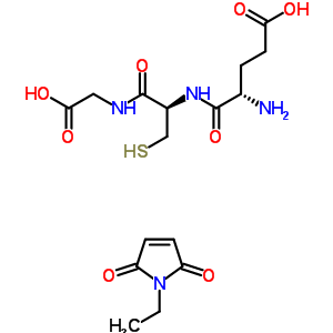 N-乙基马来酰亚胺-gamma-谷氨酰-半胱氨酰-甘氨酸结构式_60189-42-6结构式