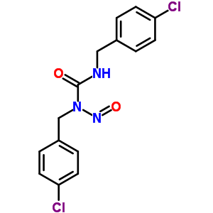 N,N-双[(4-氯苯基)甲基]-N-亚硝基脲结构式_60285-27-0结构式