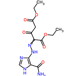 2-[2-[4-(氨基羰基)-1H-咪唑-5-基]肼基]-3-氧代戊二酸 1,5-二乙基酯结构式_60298-00-2结构式