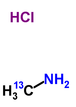 甲基胺-13c 盐酸盐结构式_60656-93-1结构式