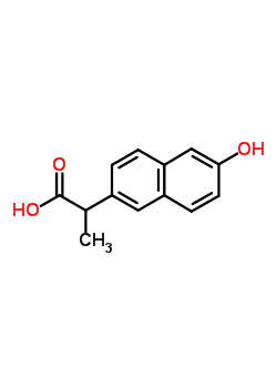 Desmethylnaproxen Structure,60756-73-2Structure