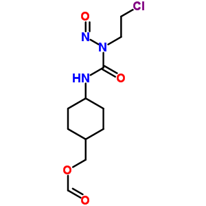 反式-1-(2-氯乙基)-3-(4-羟基甲基环己基)-1-亚硝基脲甲酸盐结构式_61367-11-1结构式