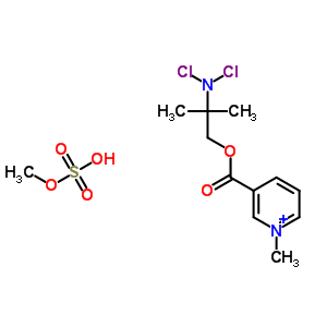 [2-(二氯氨基)-2-甲基-丙基] 1-甲基吡啶-5-羧酸结构式_61542-30-1结构式