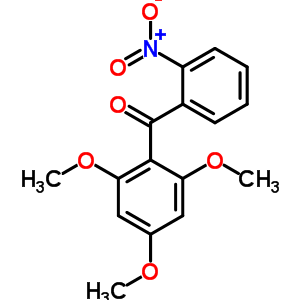 (2-硝基苯基)-(2,4,6-三甲氧基苯基)甲酮结构式_61736-73-0结构式