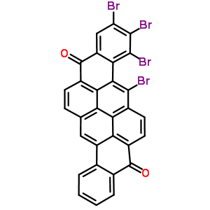 四溴吡蒽-8,16-二酮结构式_61931-61-1结构式
