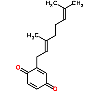 Geranylbenzoquinone Structure,61977-06-8Structure