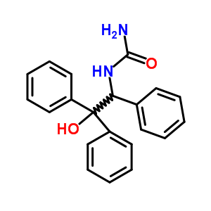 N-(2-羟基-1,2,2-三苯基乙基)-脲结构式_62183-22-6结构式