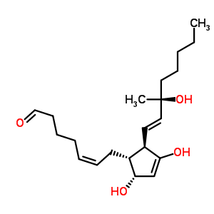(5Z,13e,15s)-15-methyl-9alpha,11alpha,15-trihydroxyprosta-5,13-dien-1-oic acid 1,9-lactone Structure,62411-08-9Structure