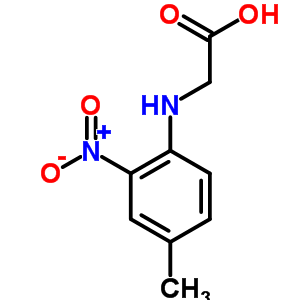 N-(4-甲基-2-硝基苯基)-甘氨酸结构式_62573-36-8结构式