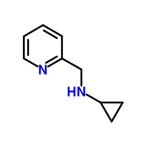 N-(吡啶-2-甲基)环丙胺结构式_626210-44-4结构式