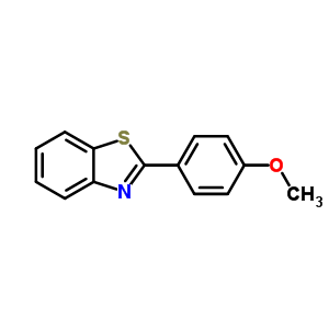 2-(4-Methoxyphenyl)benzothiazol Structure,6265-92-5Structure