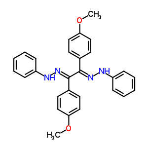 N-[[(2z)-1,2-双(4-甲氧基苯基)-2-(苯肼基)亚乙基]氨基]苯胺结构式_6266-37-1结构式