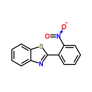 2-(2-硝基苯基)苯并噻唑结构式_6269-45-0结构式