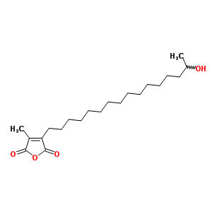 3-(15-Hydroxyhexadecyl)-4-methyl-furan-2,5-dione Structure,62722-99-0Structure