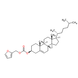 胆固醇糠基碳酸酯结构式_62778-26-1结构式