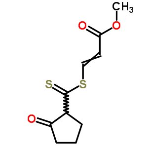 (z)-(9ci)-3-[[(2-氧代环戊基)硫氧代甲基]硫代]-2-丙酸甲酯结构式_63018-08-6结构式