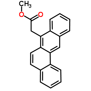 苯[a]蒽-7-乙酸甲酯结构式_63018-40-6结构式