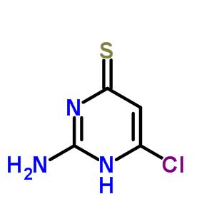 4(1H)-pyrimidinethione,2-amino-6-chloro- Structure,6310-02-7Structure