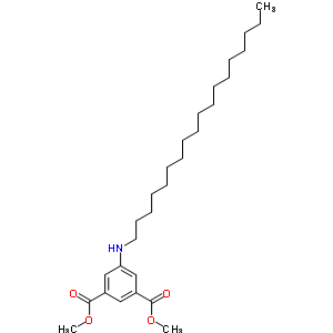 5-n-十八氨基--苯-1,3-二碳酸甲酯结构式_63217-37-8结构式