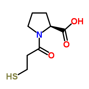 1-(3-磺酰基丙酰基)吡咯烷-2-羧酸结构式_63250-31-7结构式