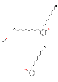 甲醛与二壬基酚和壬基苯酚的聚合物结构式_63494-86-0结构式