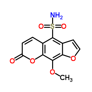9-甲氧基-7-氧代-7H-呋喃并[3,2-g][1]苯并吡喃-4-磺酰胺结构式_63581-29-3结构式