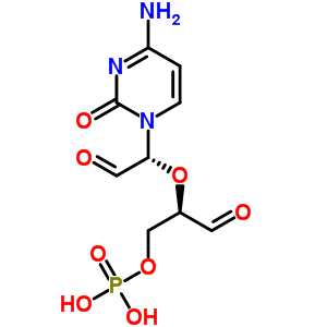 胞苷单磷酸酯二醛结构式_63589-74-2结构式