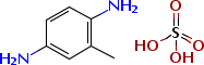 甲苯-2,5-二胺硫酸盐结构式_6369-59-1结构式