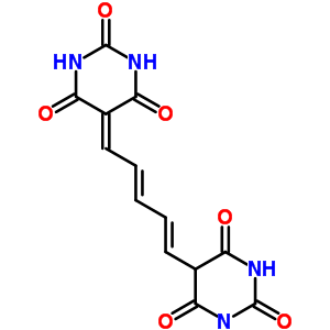 5-[5-(六氢-2,4,6-三氧代-5-嘧啶)-2,4-戊二烯-1-基]-2,4,6(1H,3h,5h)-嘧啶三酮结构式_63811-39-2结构式