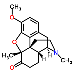 5β,17-二甲基-4,5α-ep氧基-3-甲氧基吗啡烷-6-酮结构式_63868-37-1结构式