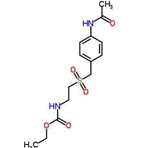 N-(p-乙酰基氨基苄基磺酰基)-n-乙基氨基甲酸乙酯结构式_63884-79-7结构式