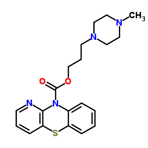 10H-吡啶并[3,2-b][1,4]苯并噻嗪-10-羧酸 3-(4-甲基哌嗪)丙酯结构式_63885-82-5结构式