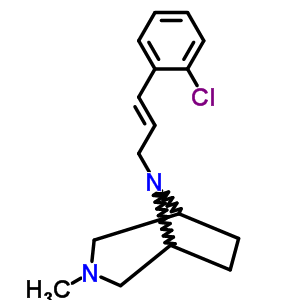 3-[3-(P-氯苯基)烯丙基]-8-甲基-3,8-二氮杂双环[3.2.1]辛烷结构式_63978-17-6结构式