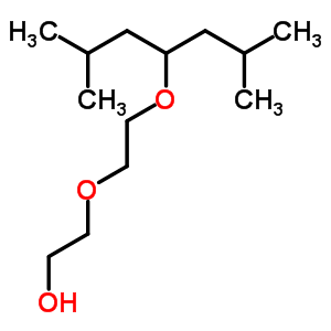 2-[2-(1-异丁基-3-甲基丁氧基)乙氧基]乙醇结构式_63980-62-1结构式