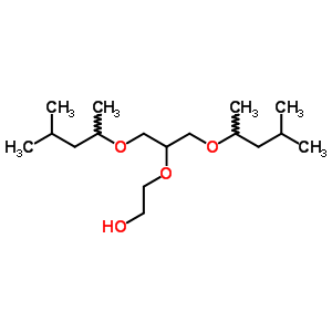 2-[2-(1,3-二甲基丁氧基)-1-[(1,3-二甲基丁氧基)甲基]乙氧基]乙醇结构式_63991-74-2结构式