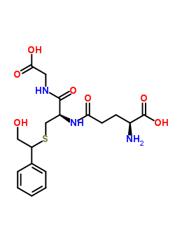 S-(1-phenyl-2-hydroxyethyl)glutathione Structure,64186-97-6Structure