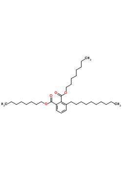 癸基-1,2-苯二羧酸二辛酯结构式_64201-61-2结构式