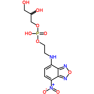 N-(7-硝基苯并-2-氧杂-1,3-二氮唑-4-基)磷脂酰乙醇胺结构式_64205-19-2结构式