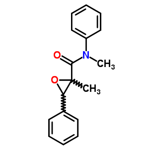 反式-(9CI)-N,2-二甲基-N,3-二苯基环氧乙烷羧酰胺结构式_64754-83-2结构式