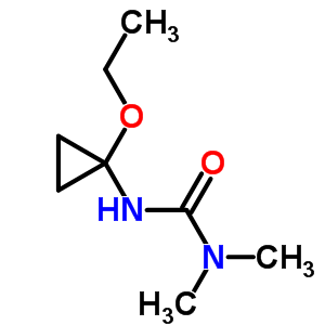 N-(1-乙氧基环丙基)-N,N-二甲基-脲结构式_64833-45-0结构式