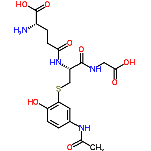 对乙酰氨基酚谷胱甘肽二钠盐结构式_64889-81-2结构式