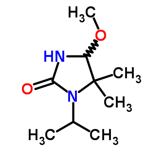 4-甲氧基-5,5-二甲基-1-(1-甲基乙基)-2-咪唑啉酮结构式_64942-53-6结构式
