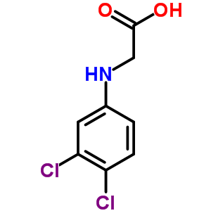 n-(3,4-二氯苯基)-甘氨酸结构式_65051-17-4结构式