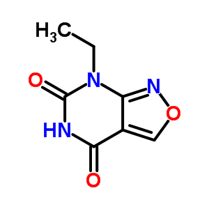 7-乙基-异噁唑并[3,4-d]嘧啶-4,6(5h,7h)-二酮结构式_65183-61-1结构式