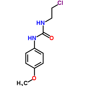 N-(2-氯乙基)-N-(4-甲氧基苯基)-脲结构式_65536-40-5结构式