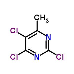 2,4,5-三氯-6-甲基嘧啶结构式_6554-69-4结构式
