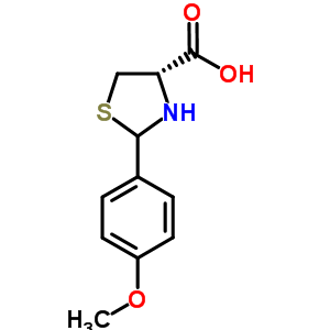 2-(4-Methoxy-phenyl)-thiazolidine-4-carboxylic acid Structure,65884-40-4Structure